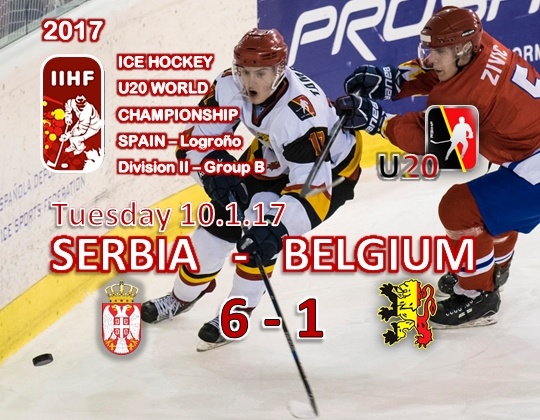 WC 2017 Div.IIB, Logro&ntilde;o, SRB vs BEL