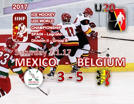 WC 2017 Div.IIB, Logro&ntilde;o, MEX vs BEL