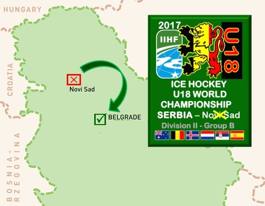 Championnat du Monde U18 d&eacute;plac&eacute; &agrave; Belgrade !