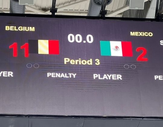 Team Belgium outclasses Mexico by Double Digits