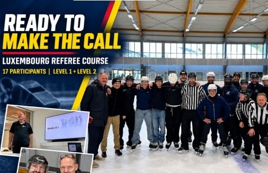 Luxembourg Takes the Ice for Referee Training