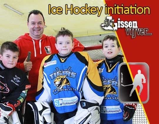 Ijshockey initiatie te Geel