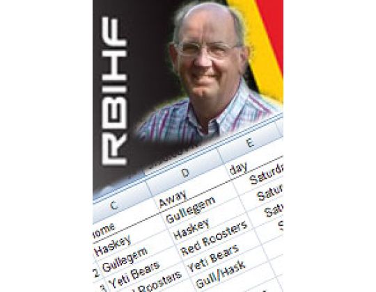 De nieuwe wedstrijdkalender ijshockey staat klaar